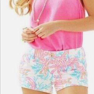 Lilly Pulitzer Walsh short in Crab Beach print, sz 00New without tags condition!